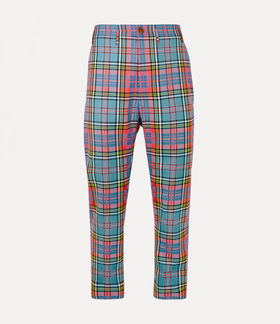 Vivienne Westwood Cropped Cruise Trousers in TARTAN